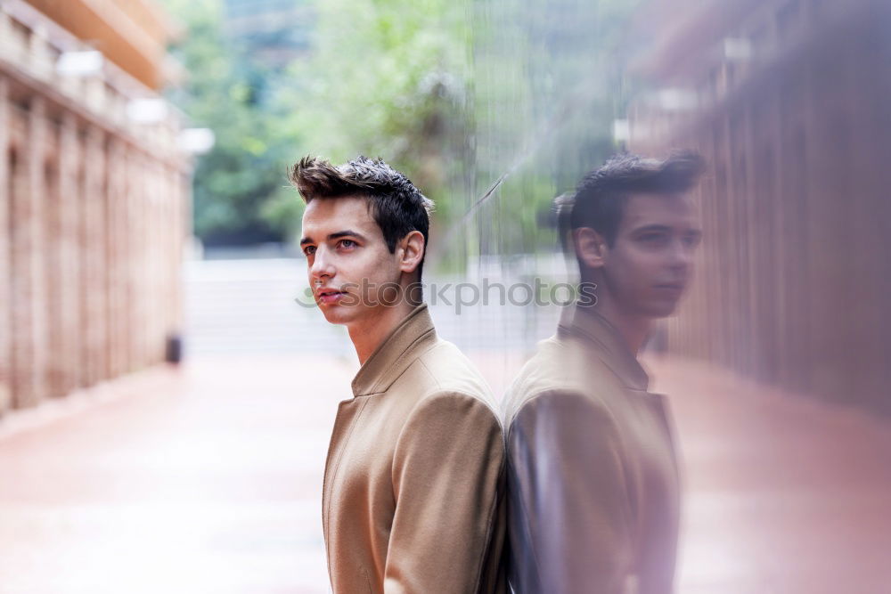 Similar – Image, Stock Photo Together alone Young woman