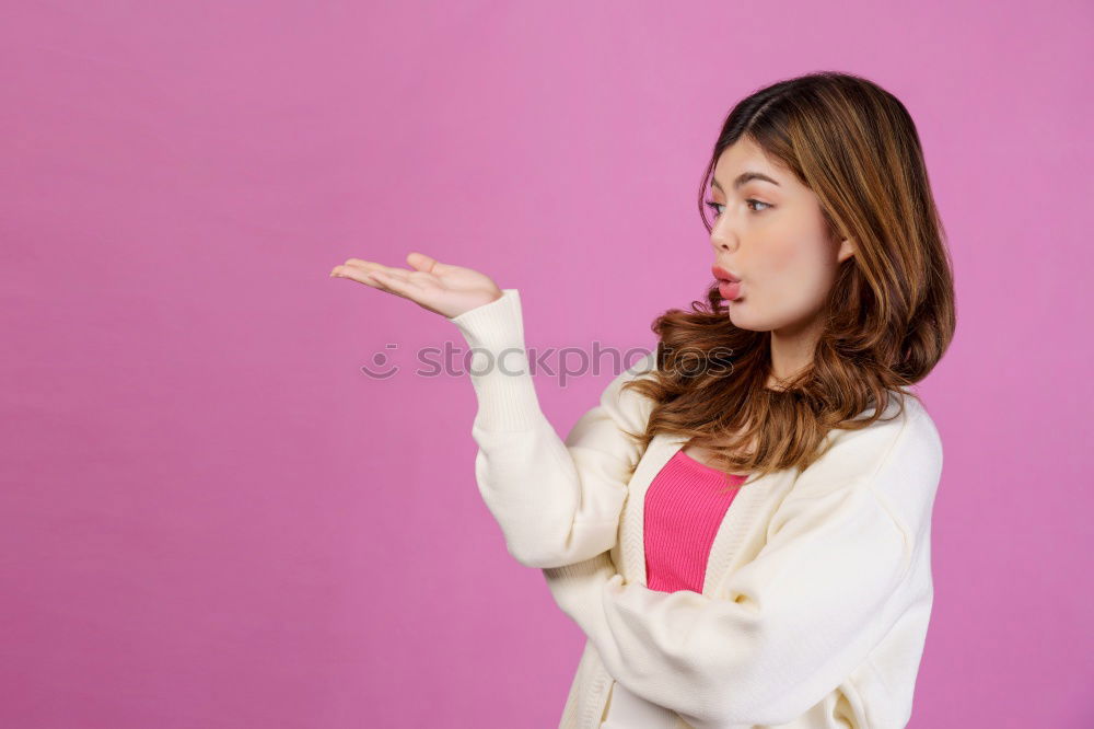 Similar – Delighted woman with eyes closed