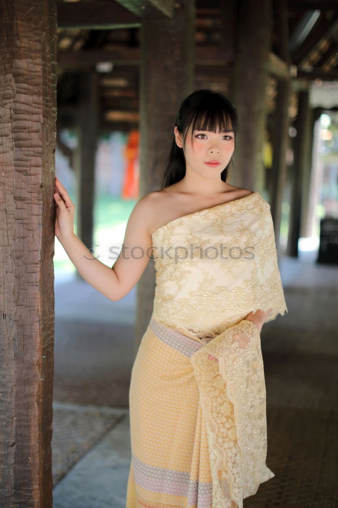 Similar – Image, Stock Photo Portrait of young beautiful girl with romantic vintage look