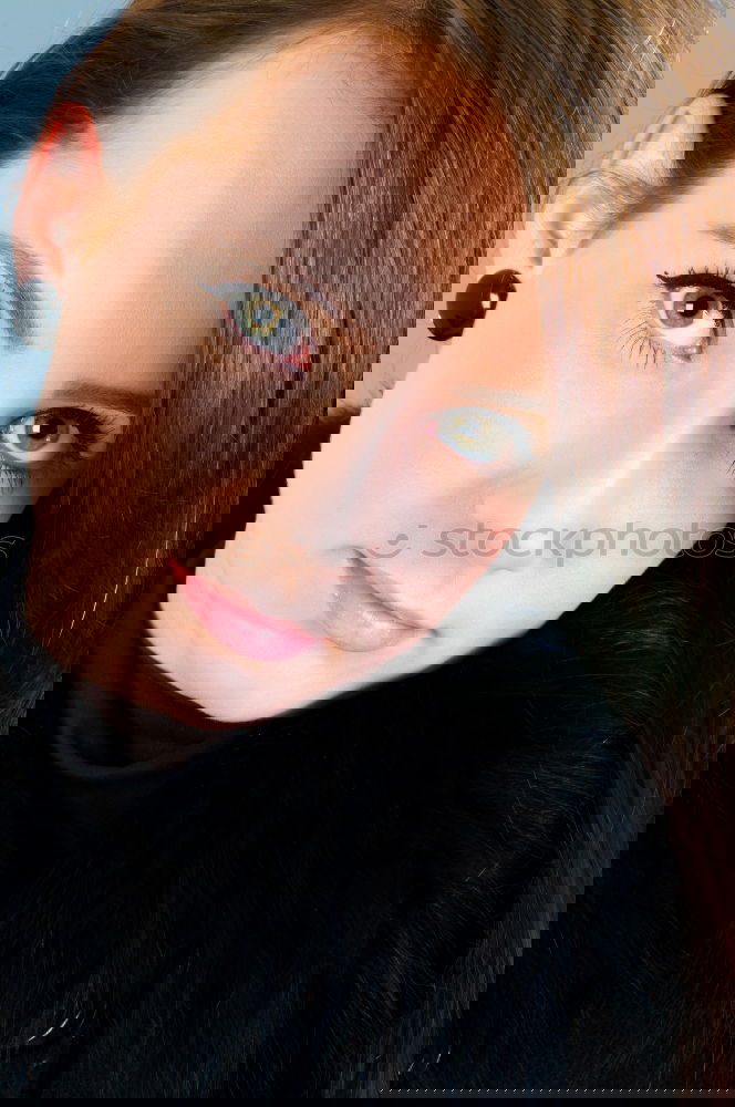Similar – Image, Stock Photo Young woman wearing casual clothes smiling in urban background