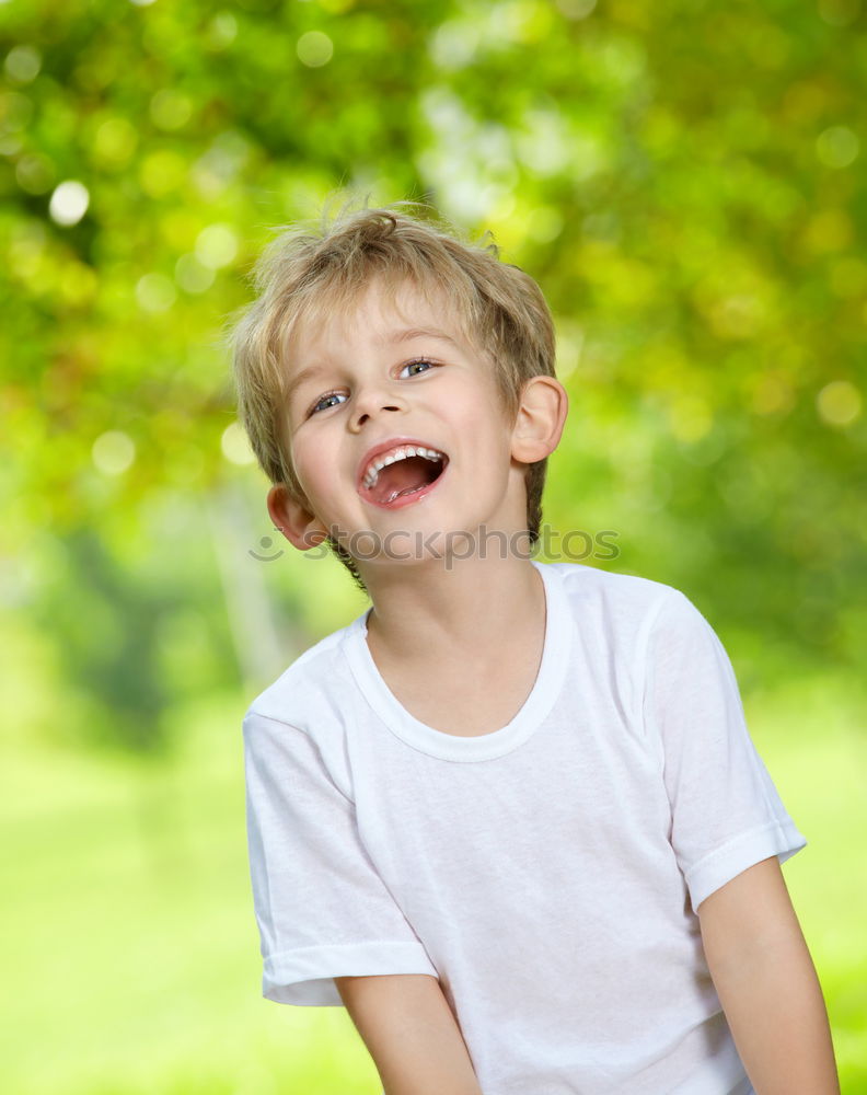 Similar – Image, Stock Photo Cute kid against a yellow tree in autumn