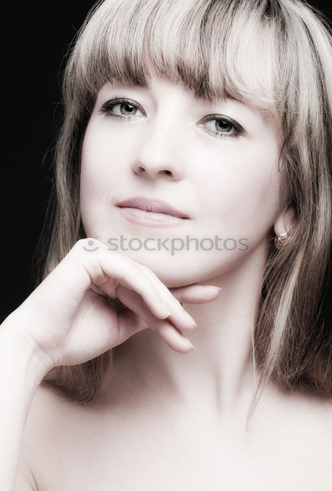 Image, Stock Photo In thought at spring