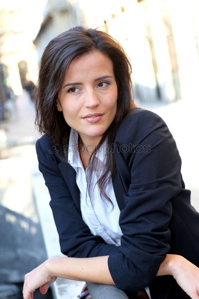 Similar – Image, Stock Photo portrait of an outstanding woman