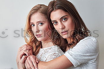 Image, Stock Photo Nastya and Estila Feminine