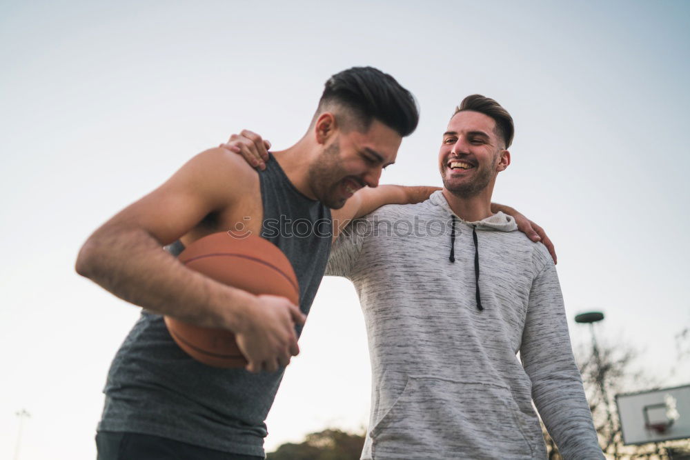 Image, Stock Photo Cheerful client in barbershop
