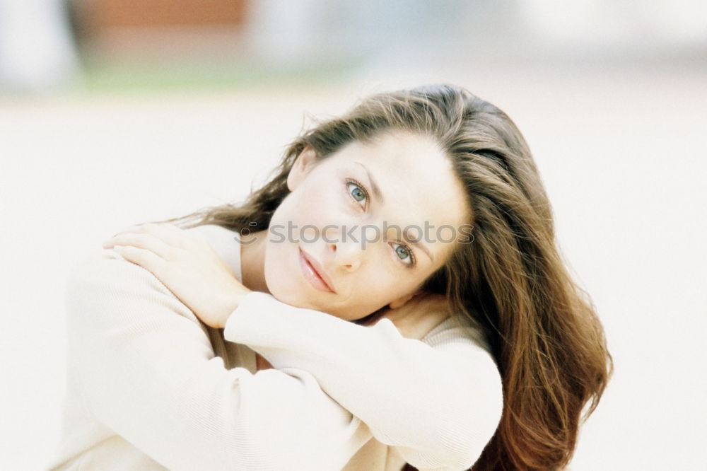 Similar – Image, Stock Photo Woman against the light