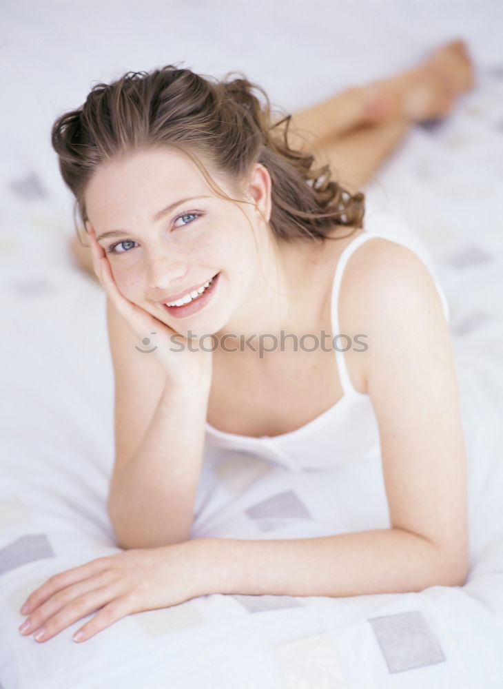 Similar – Young blond woman having massage in the spa salon.