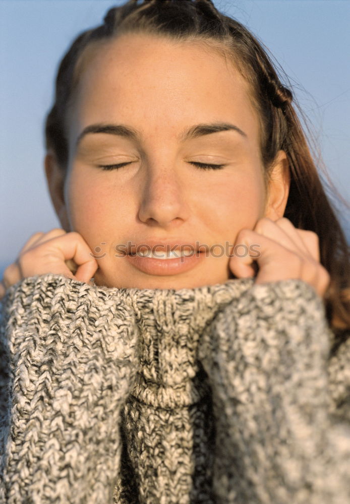 Wintermädchen feminin