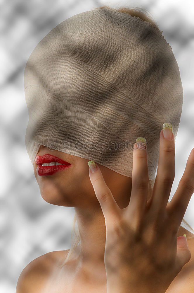 Similar – Image, Stock Photo Wine red Red Lips Hand