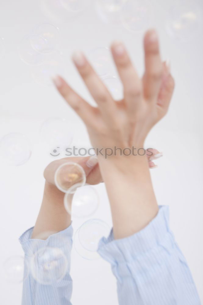 Similar – Man holding a crystal ball