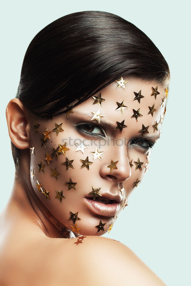 Similar – Young woman with a creative and fantasy make up