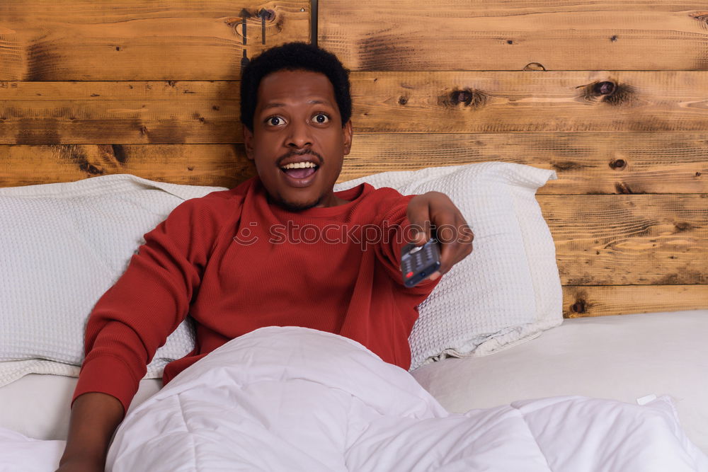 Similar – Image, Stock Photo Man having fun playing games