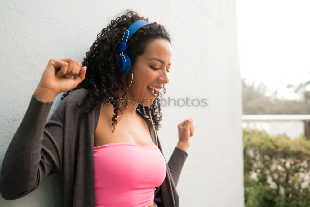 Similar – beautiful afroamerican woman talking on mobile phone