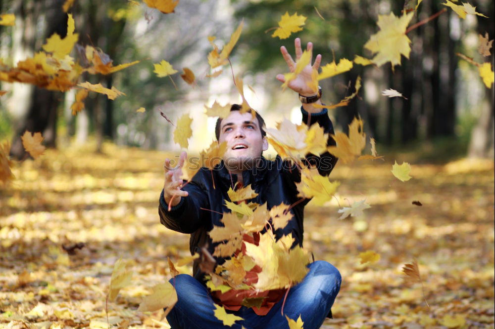 Similar – Image, Stock Photo pack the autumn Legs feet