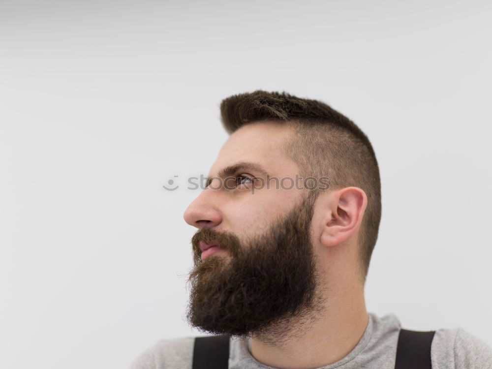 Similar – Image, Stock Photo Christmas beard Masculine