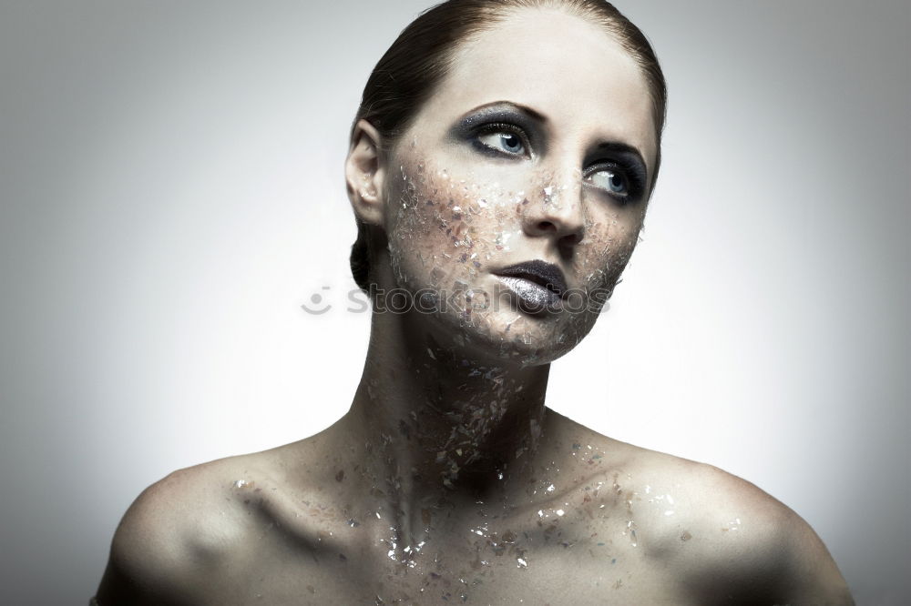 Similar – Image, Stock Photo Portrait of a young, freckled woman at the window