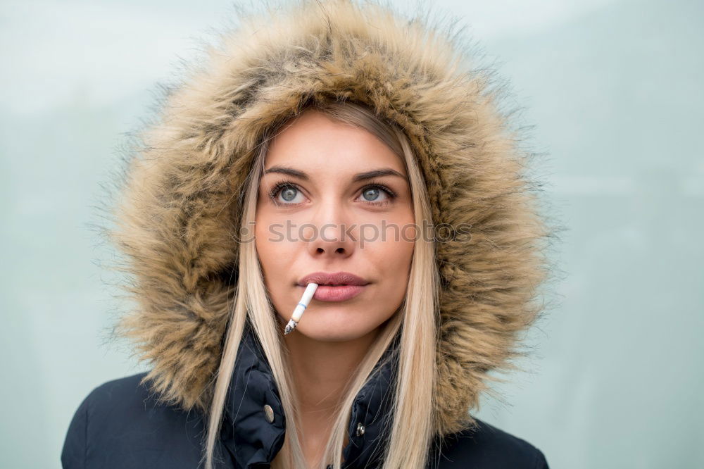 Similar – Image, Stock Photo Portrait of a Young woman in the street.