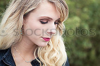 Similar – Image, Stock Photo Skeptical Style Beautiful