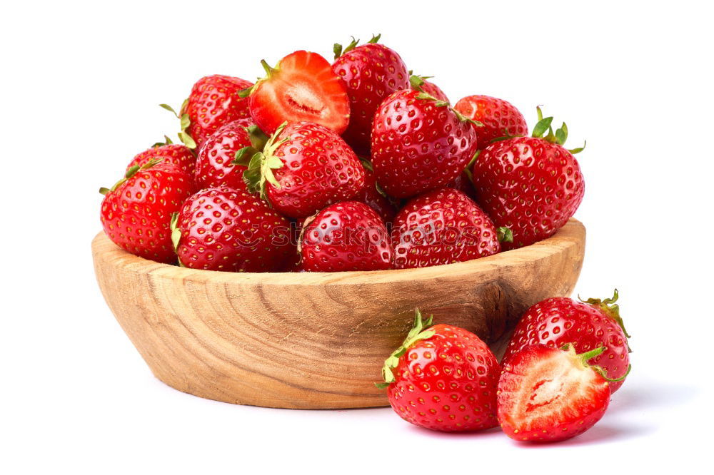 Similar – Background with strawberry frame