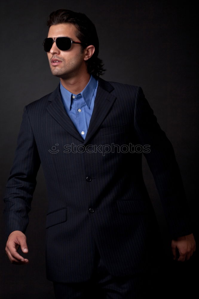 Similar – Image, Stock Photo Young man over a brick wall