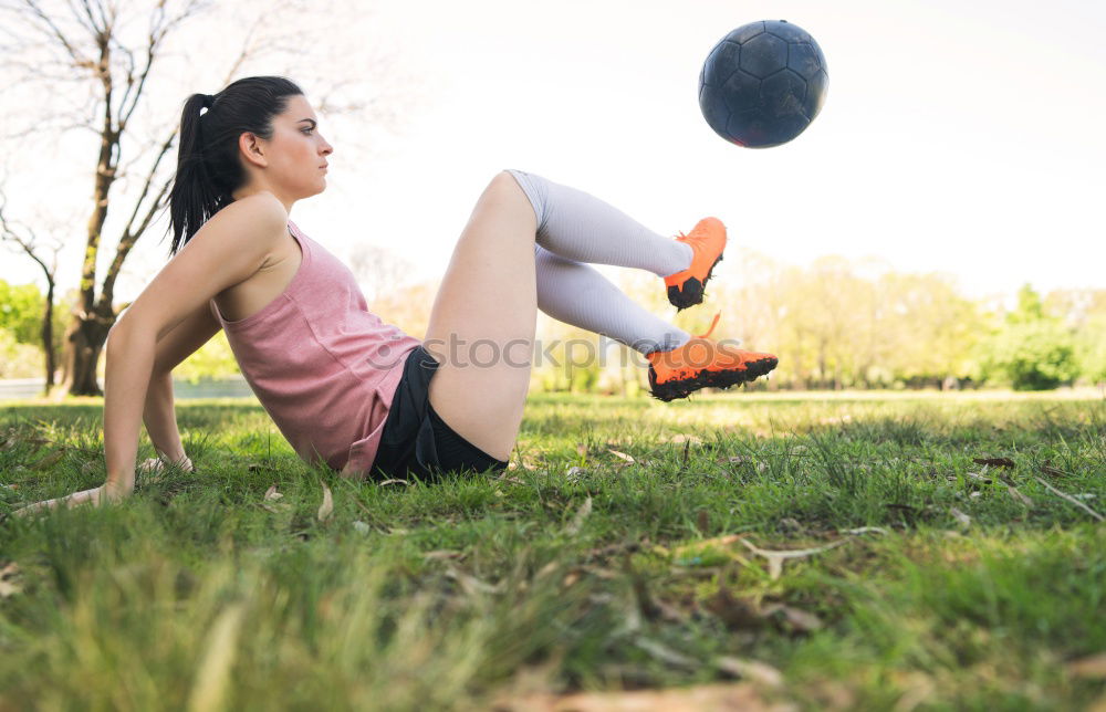 Similar – Disabled man athlete taking a break.