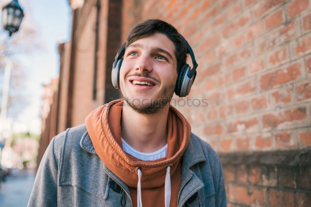 Similar – Image, Stock Photo Urban young man (65)