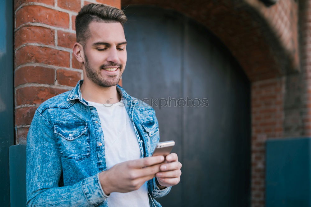 Similar – Image, Stock Photo Portrait of a man in a jumpsuit