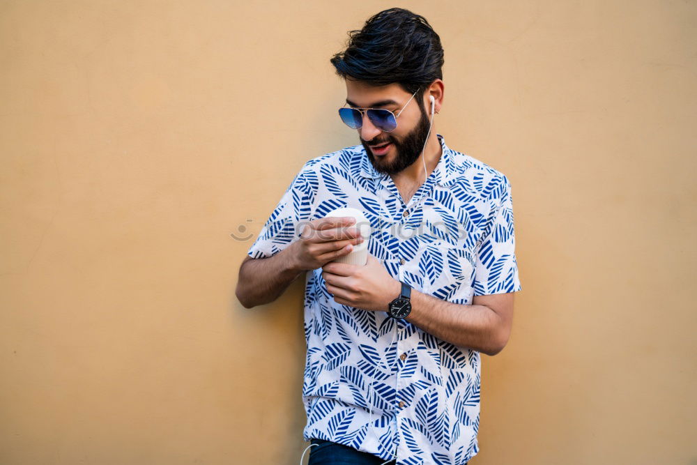 Similar – Image, Stock Photo Young black man wearing casual clothes and sunglasses outdoors