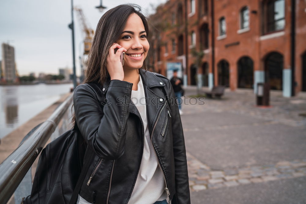 Similar – Image, Stock Photo Young stylish woman on street