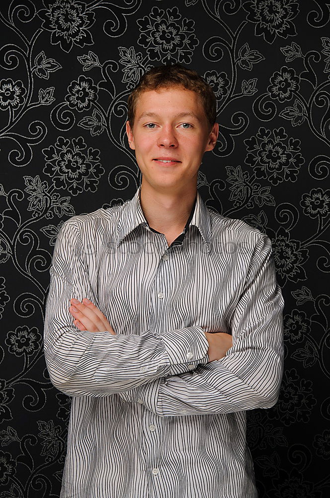 Similar – smiling office worker in white shirt