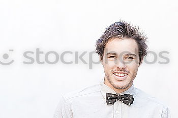 Similar – Adult man standing on beach