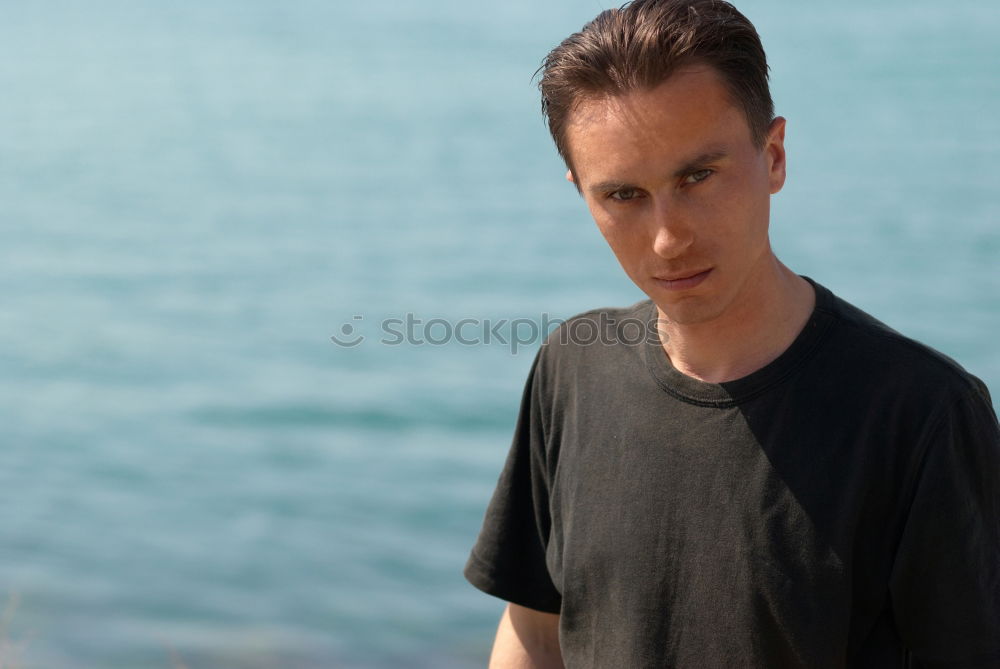 Similar – Young woman at Lago di Garda