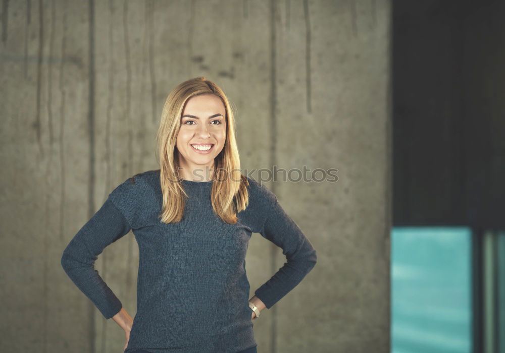 Similar – Portrait of smart elegant woman