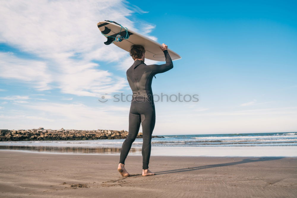 Similar – Image, Stock Photo Happy young adult hipster girl on skateboard with puppy