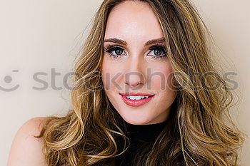 Similar – Image, Stock Photo young woman in the living room