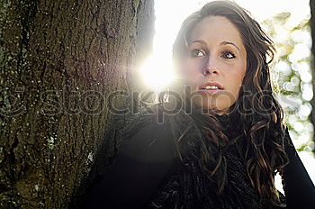 Image, Stock Photo pink Young woman