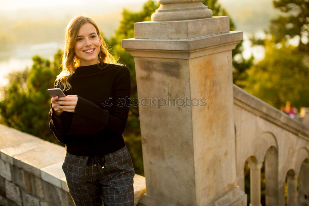 Similar – Girl in front of Alcatraz Prison in San Francisco, California