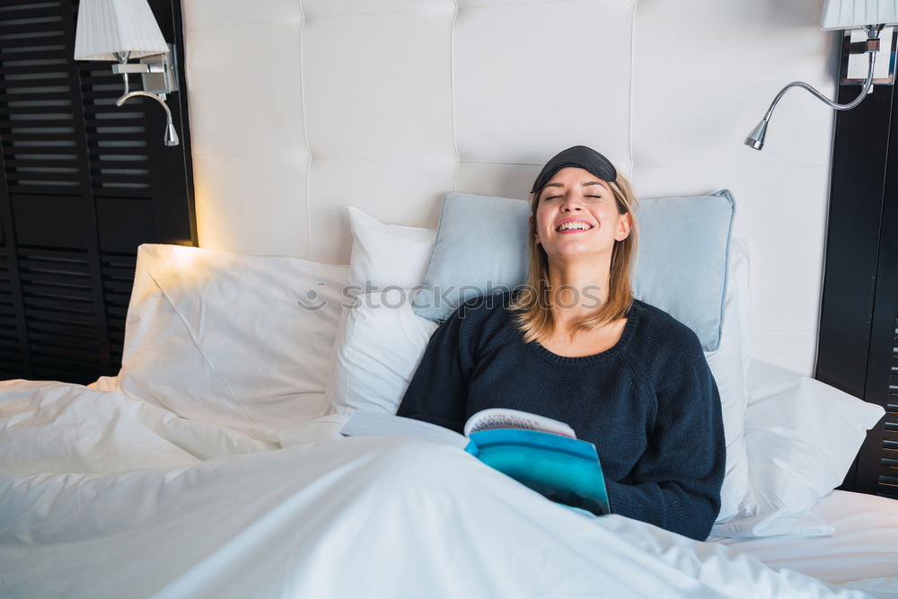 Similar – Woman sitting on kitchen table