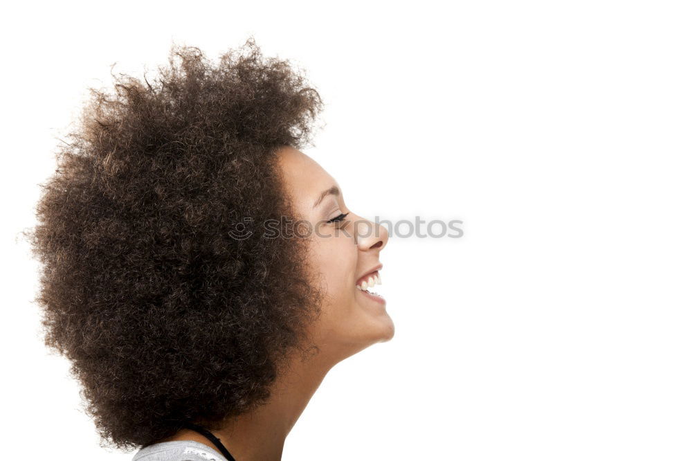 Similar – Ethnic woman making faces