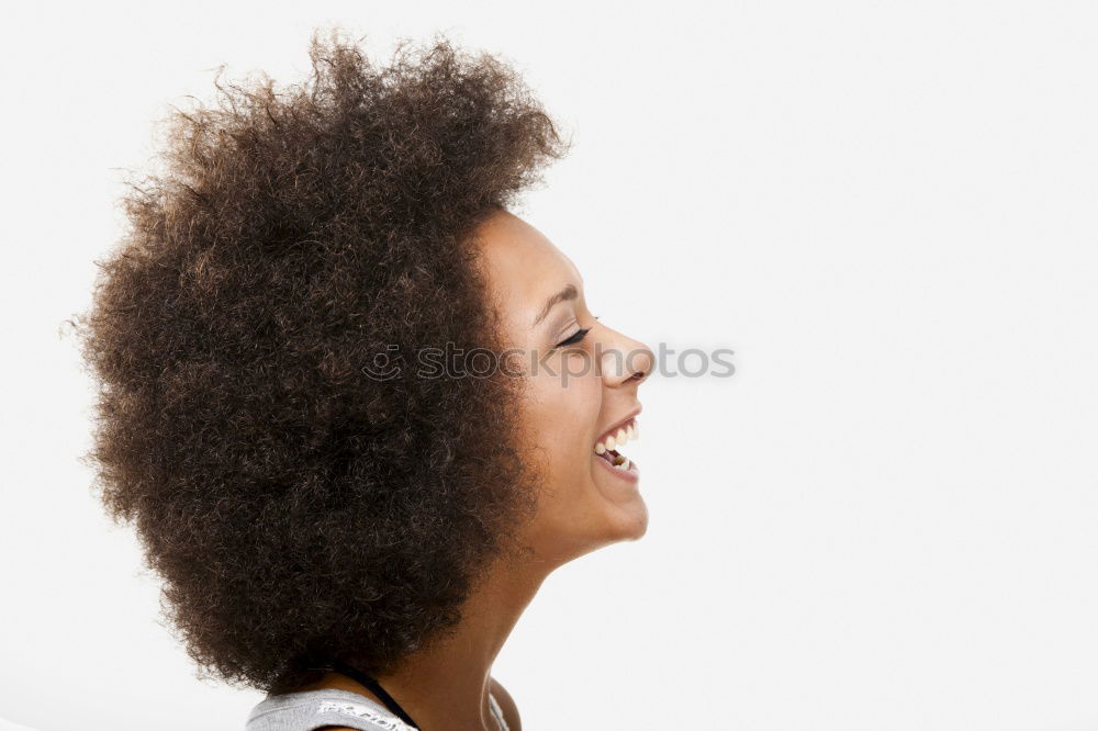 Similar – Ethnic woman making faces