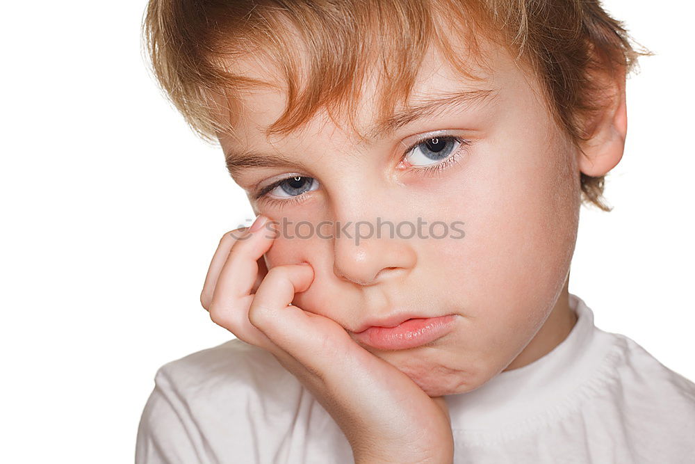 Image, Stock Photo Boring Schoolchild Child