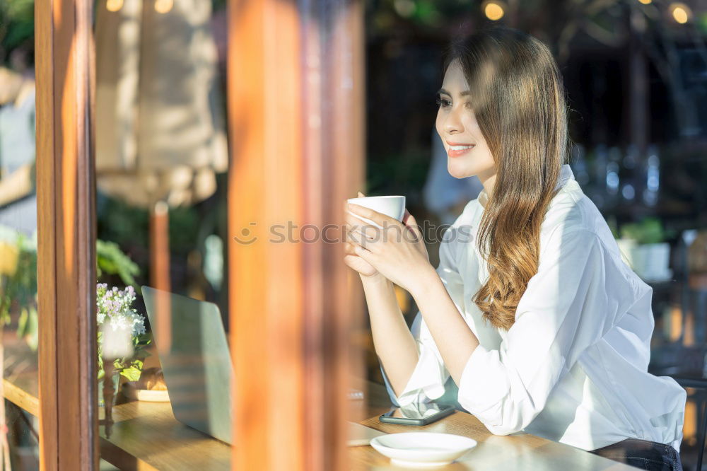 Similar – Image, Stock Photo Woman buying fruits on market