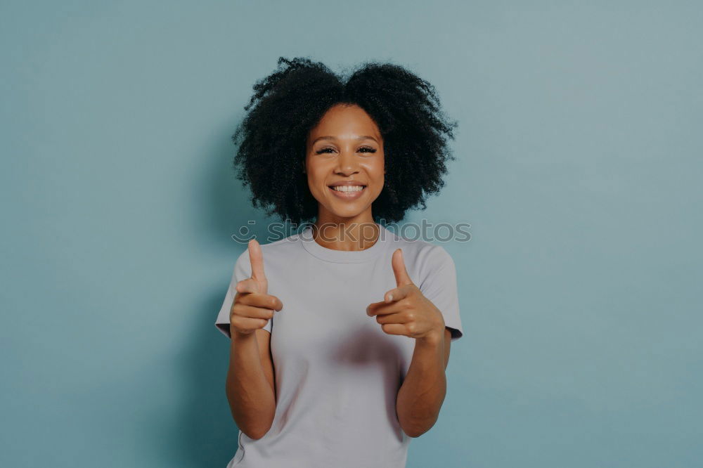Similar – Image, Stock Photo Portrait of beautiful afro american woman.