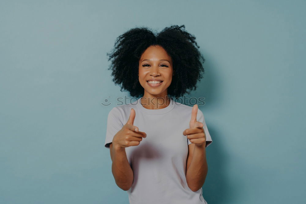 Similar – Image, Stock Photo Portrait of beautiful afro american woman.