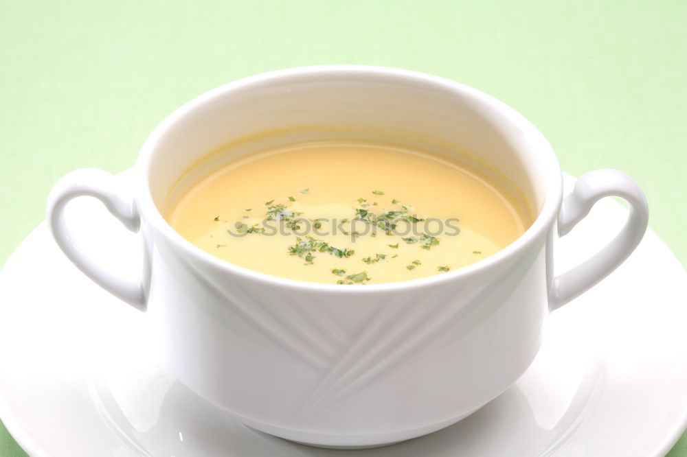 Similar – Image, Stock Photo French vichyssoise soup in bowl