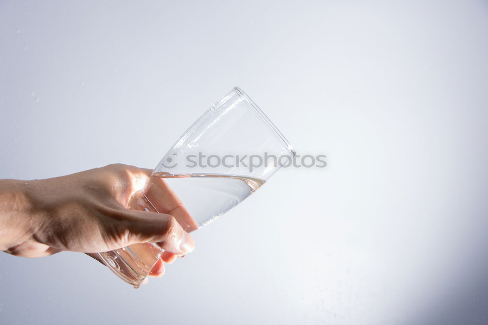 Similar – Image, Stock Photo woman holding mason jar with sassy lemon and mint water