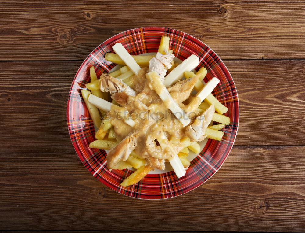 Similar – Image, Stock Photo Delicious food on recycling napkins