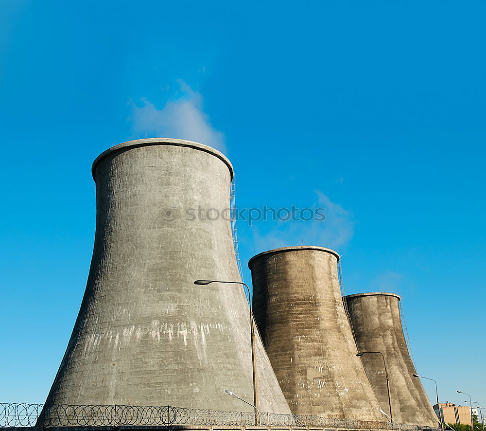 Similar – Image, Stock Photo steam bath Factory Economy