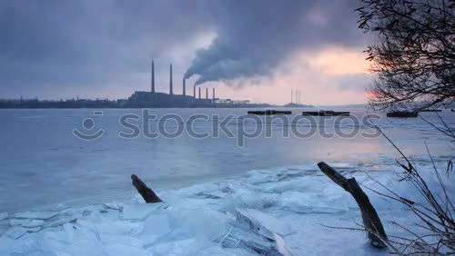 Similar – Image, Stock Photo Power plant in the night.