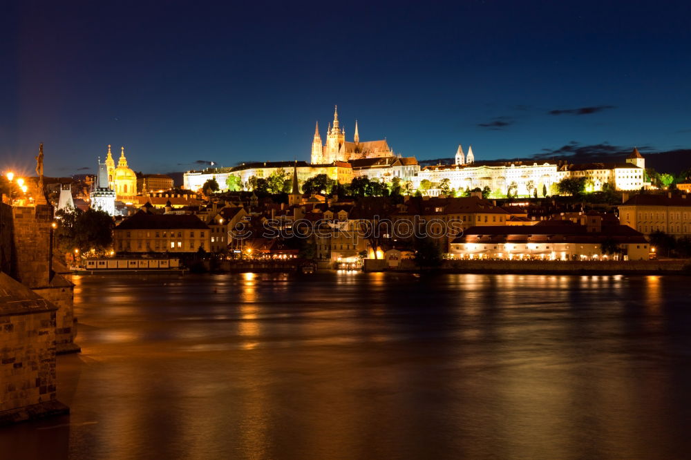 Similar – Boat on the Vltava River, Prague